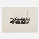 Wayne Thiebaud, Suckers State I, 1968, lithograph