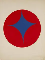 untitled by Leon Polk Smith, 1967, gouache on paper, sold Nov 2003