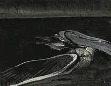 Morris Graves, Wounded Gull, c. 1943, lithograph