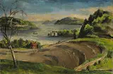 Florence Cramer, Rondo, c. 1938, oil on canvas