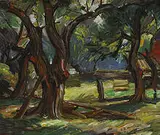 Earl Winslow, untitled (Woodstock), 1920s, oil on canvas