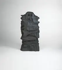 Leonard Baskin, Spellbound, 1983, carved and stained oak