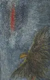 Jimmy Ernst, Phoenix Near the Sun, 1964, oil on board