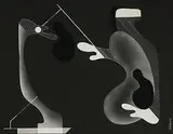 Marguerite Hohenberg, Chronological 219, 1930s, gouache on paper