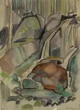 William Zorach, Mountain Stream