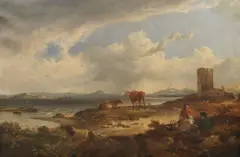 John Watson McLea, The Western Isles, oil on canvas