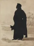 Auguste Edouart, Reverend John Radcliff, Vice Principle of St Mary Hall,