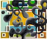 Blumenstilleben No. 360 by Anton Henning, 2007, Öl auf Leinwand, sold May 2011