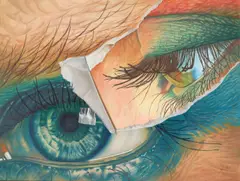 Fritz Köthe, Blick von Oben, 1979, Öl auf Leinwand