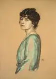 Franz von Stuck, Portrait einer jungen Frau