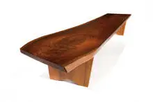George Nakashima, Slab coffee table, Walnut