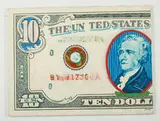 Robert Dowd, $10, 1967, Oil on canvas