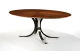 Oval dining table by Osvaldo Borsani, c. 1955, Stowe Davis, sold Feb 2008