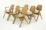Joe Atkinson, Chairs (6), c. 1958, Thonet