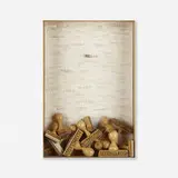 Arman, Accumulation, 1973, assemblage of rubber stamps in a pine and plexiglas shadowbox
