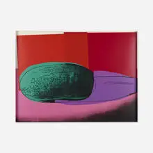 Watermelon from Space Fruit: Still Lifes by Andy Warhol, 1979, screenprint in colors, sold Feb 2020