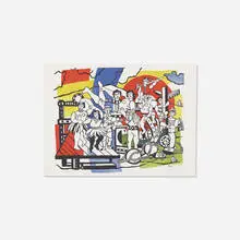 Fernand Léger, The Great Parade, 1955, lithograph in colors