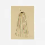 Dorian Gray in Multi-coloured Vinyl Strip Cape from The Picture of Dorian Gray (Edition A) by Jim Dine, 1968, overlay lithograph in colors on acetate and lithograph in colors on Velin Arches, sold Feb 2020
