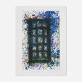 Concert Hall Set II by Sam Francis, 1977, lithograph in colors on BFK Rives, sold Feb 2020