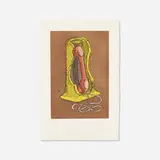 Man Ray, The Telephone, etching and aquatint in colors