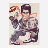 Peter Saul, Politics, 1985, lithograph in colors