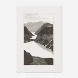 David Hockney, The Lake from llustrations for Six Fairy Tales from the Brothers Grimm, 1969, etching