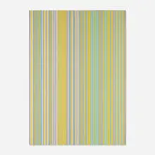 Untitled by Gene Davis, 1973, screenprint in colors, sold Feb 2020
