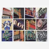 Robert Cottingham, American Signs portfolio, 2009, twelve screenprints in colors