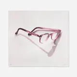 Hedy Klineman, Andy Warhol's Glasses, 1988, screenprint in colors