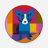 Circle of Life by George Rodrigue, 2004, screenprint in colors, sold Feb 2020