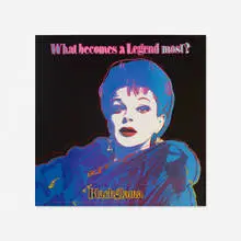 Andy Warhol, Blackglama (Judy Garland) from the Ads portfolio, 1985, screenprint in colors