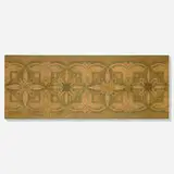 Dankmar Adler and Louis Sullivan, Ornamental stencil from the Chicago Stock Exchange, 1894, stenciled paint on canvas