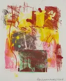 Robert Rauschenberg, Storyline II, second plate from the series Reel B & C, 1968, lithograph