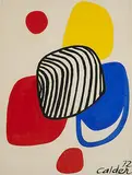 Alexander Calder, untitled, 1972, gouache on BFK Rives paper
