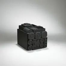 Cryptic Box No. 64 by Louise Nevelson, 1969, painted wood construction, sold Nov 2003