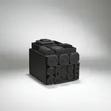 Cryptic Box No. 64 by Louise Nevelson, 1969, painted wood construction, sold Nov 2003