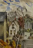 Martha Burchfield, untitled (Buffalo, New York), 1940s, watercolor on paper