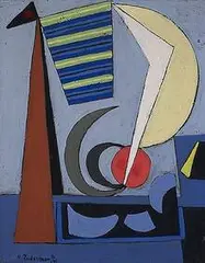 Charles Biederman, untitled, 1935, oil on linen