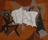 Helen Sewell Rennie, untitled (Musicians), 1954, oil on canvas