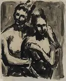 Charles Biederman, untitled (Two Figures)