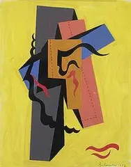 Charles Biederman, untitled, 1937, gouache on paper