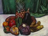 Jerome Blum, Still Life with Eggplant, 1920, oil on canvas