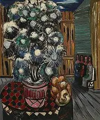 Nahum B. Tschacbasov, Flower Pot, 1946, oil on canvas
