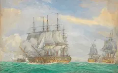 Irwin John David Bevan, Brunswick and Vengeur, Glorious 1st June