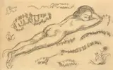 Franz Marc, Liegender Akt