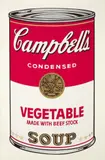 Andy Warhol, Campbell's Soup I“ (Vegetable), 1968, Farbserigraphie auf Papier