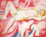 Luciano Castelli, Liegender Frauenakt IV