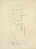 Fernand Léger, Créature du monde, 1923, Bleistift auf Velin (Wasserzeichen: Canson & Montgolfiers)