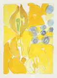 Ohne Titel by Ernst Wilhelm Nay, 1965, Aquarell und Kohle auf Papier, sold Dec 2007