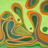Ohne Titel by Anton Henning, 2002, Öl auf Leinwand, sold Nov 2009